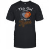 Detroit Tigers This Girl Loves Her Heart Fingerprint T-Shirt