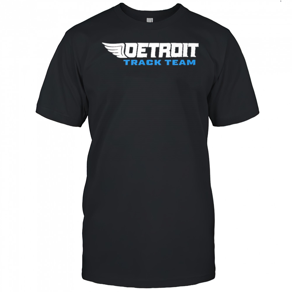 Detroit Track Team hockey shirt