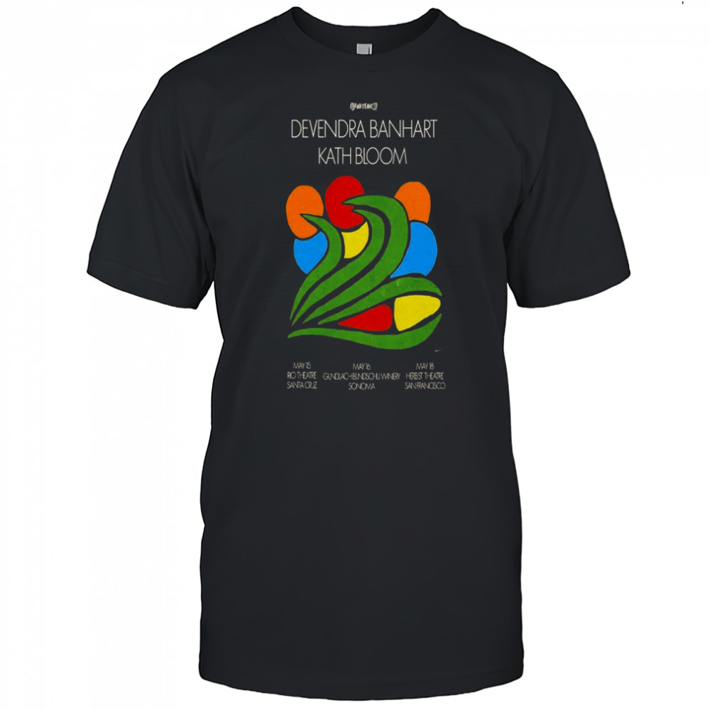 Devendra Banhart Rio Theater Santa Cruz, CA Tour 2025 T-shirt