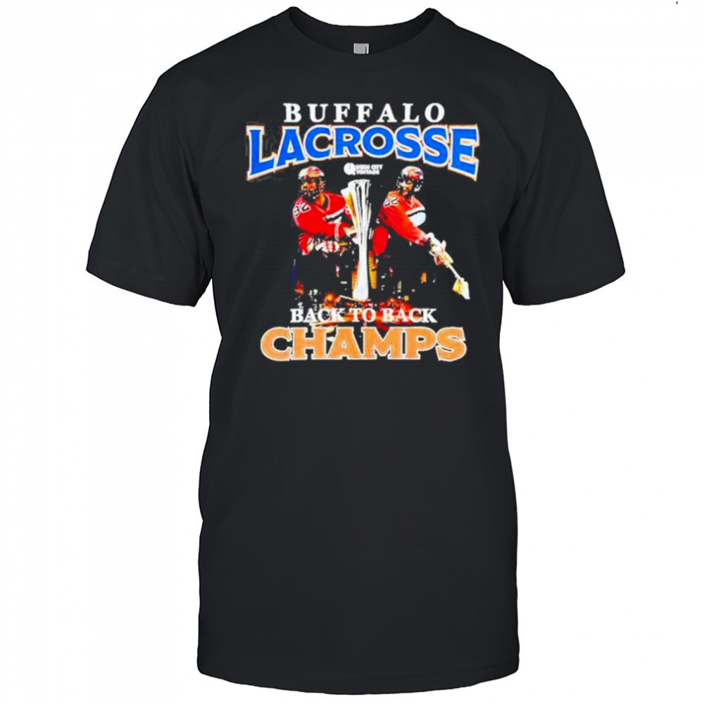 Dhane And Josh Buffalo Lacrosse Back To Back Champs Shirt