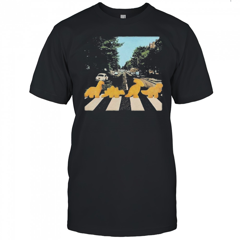 Dino Nugget Road Abbey T-shirt