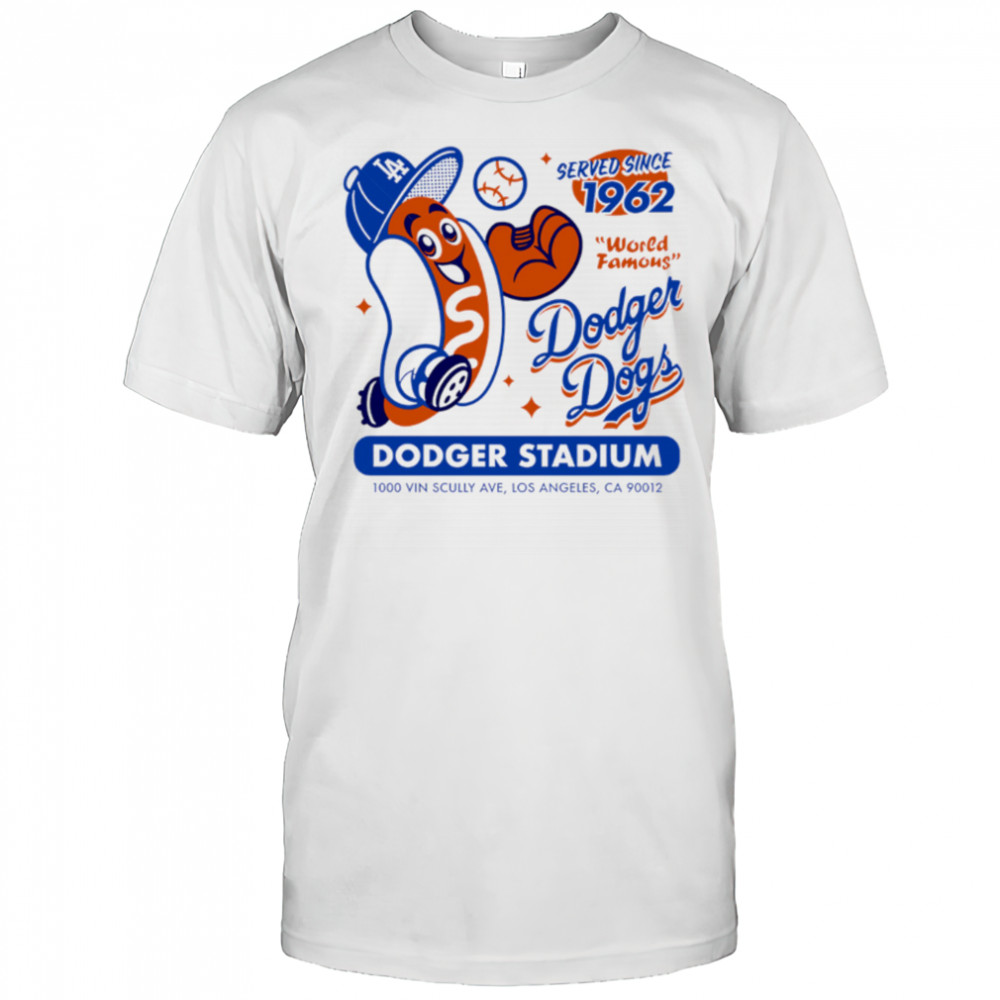 Dodger Dogs world famous Perfect for Retro Baseball shirt