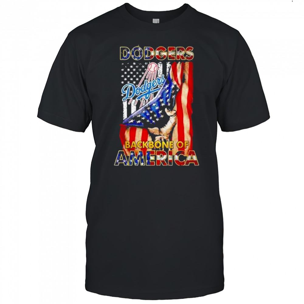 Dodgers Backbone Of America July 4th Shirt