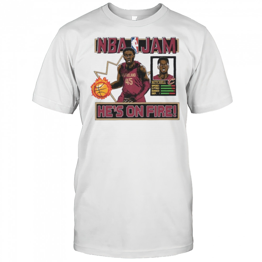 Donovan Mitchell Cleveland Cavaliers Homage Unisex NBA Jam Shirt