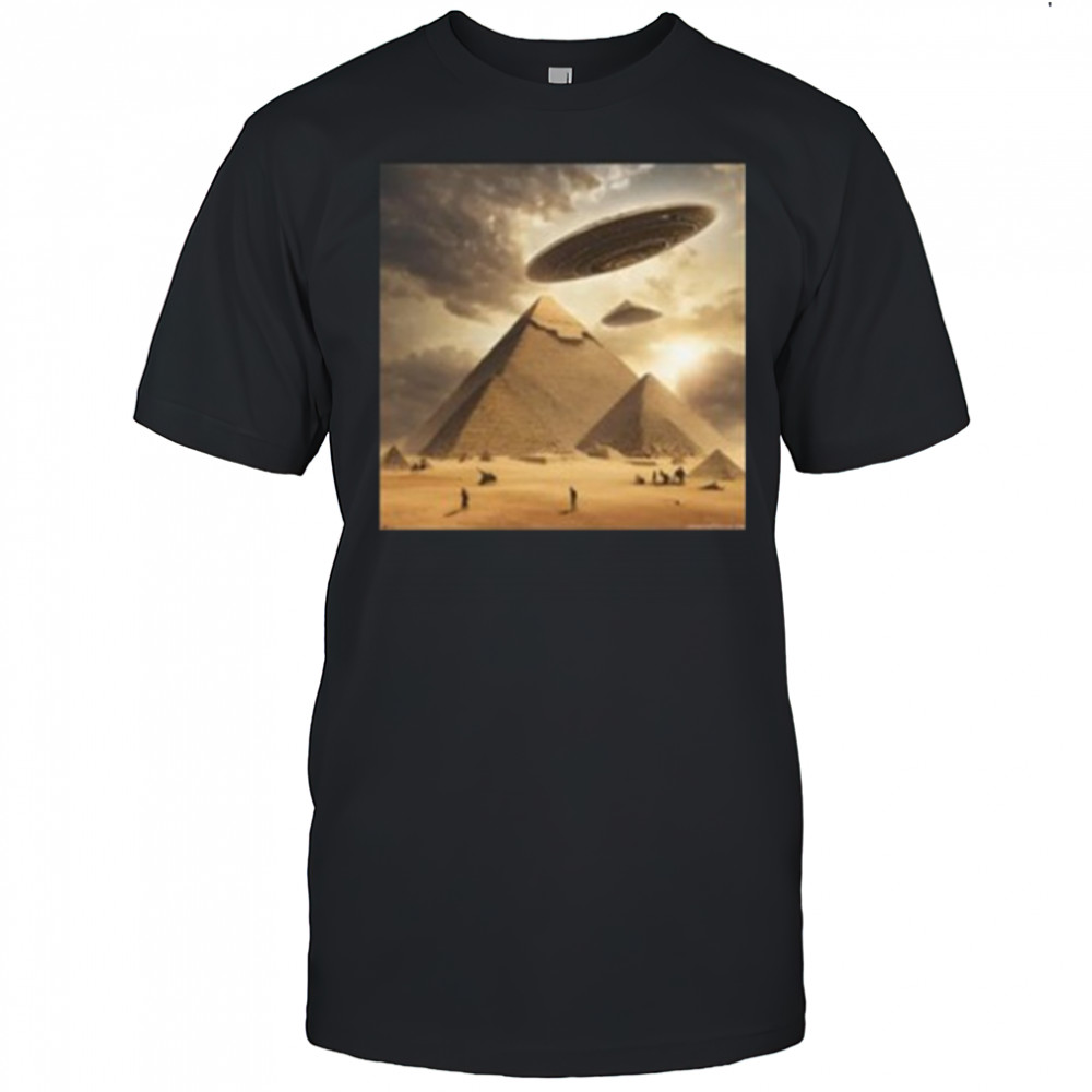 Dustin Anderson Wearing Alien Pyramids 2025 t-shirt