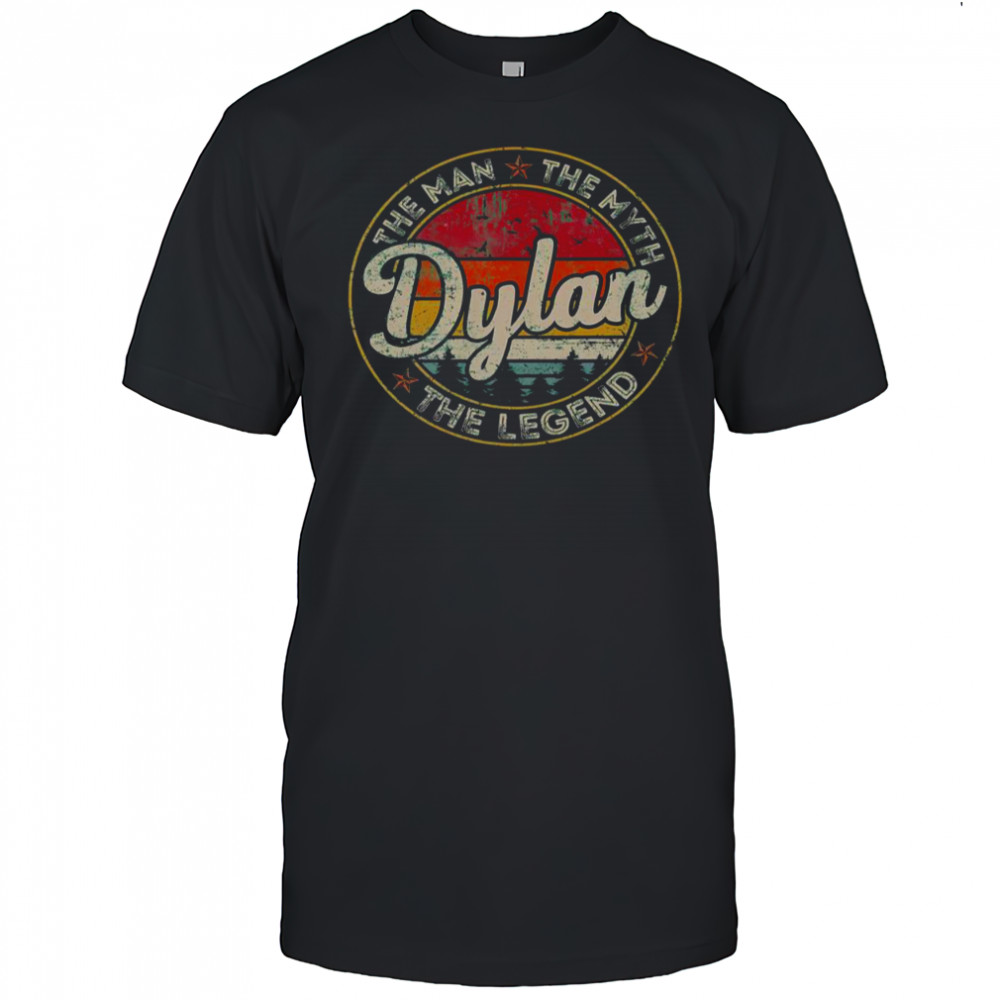 Dylan The Man The Myth The Legend Personalized Name T-Shirt