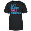 Eat Sleep Fall Repeat Video Game Guys Video Gamer T-Shirt