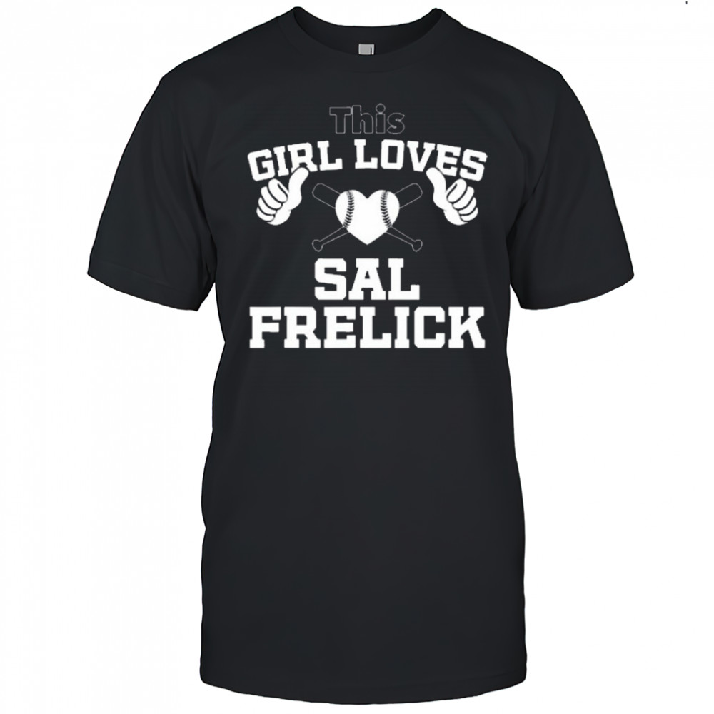 Ella Vancuyk Wearing This Girl Loves Sal Frelick Milwaukee Brewers t-shirt
