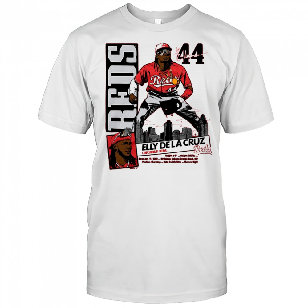 Elly De La Cruz Cincinnati Reds 2002 Sabana Grande Bayn DO Graphic Player Signature t-shirt