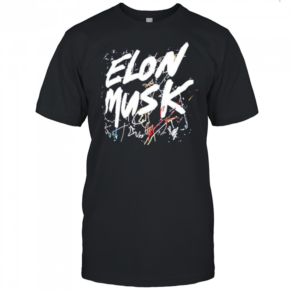 Elon Musk doodle shirt