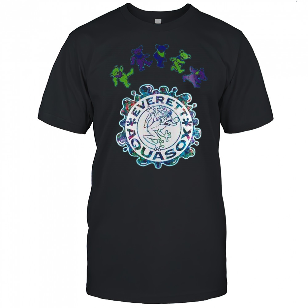 Everett AquaSox Grateful Dead 60th Anniversary 2025 Baseball Shirt
