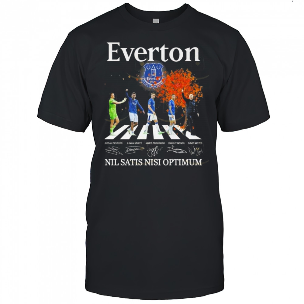Everton Nil Satis Nisi Optimum Signatures Walking Shirt