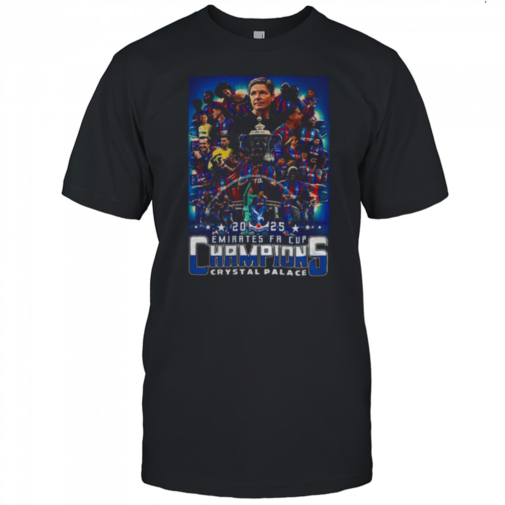 FA Cup Winners Crystal Palace Football Club players 2025 shirt
