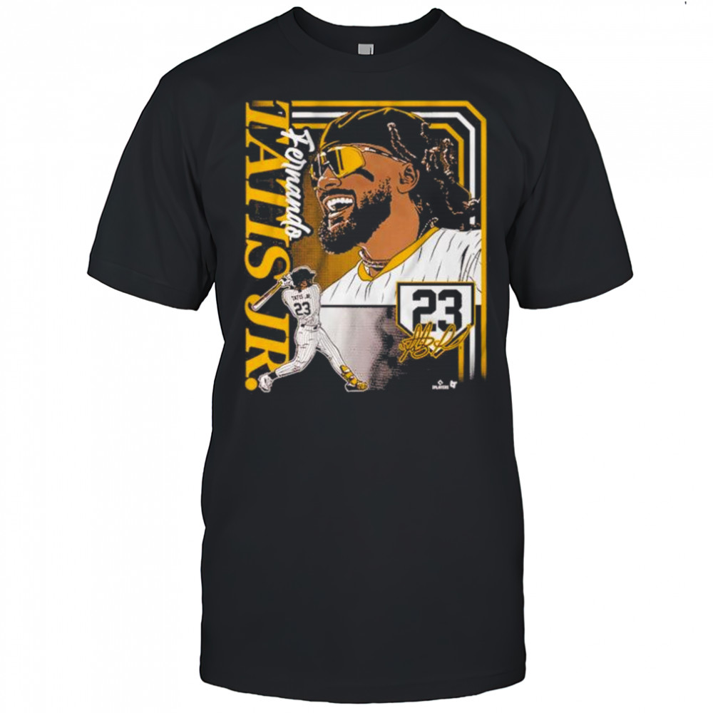 Fernando Tatis Jr Collage Frame MLB San Diego Padres Signature t-shirt