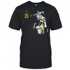 Finnegan Wall 15 UC Irvine Anteaters baseball NCAA Division I Portrait t-shirt