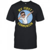 First Communion Boys Dabbing 1st Communion Holy Christian shirt
