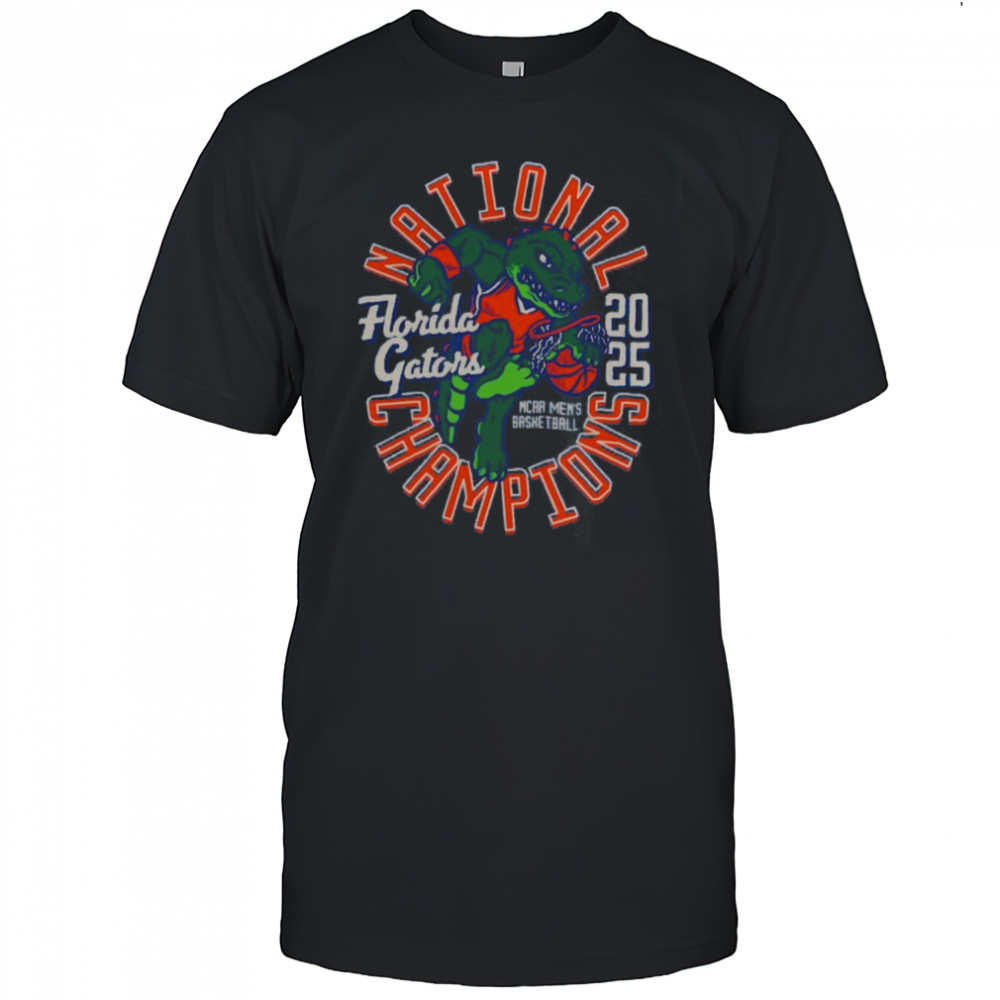 Florida Gators 2025 NCAA Men’s Basketball National Champions Comfort Colors Mascot T Shirt