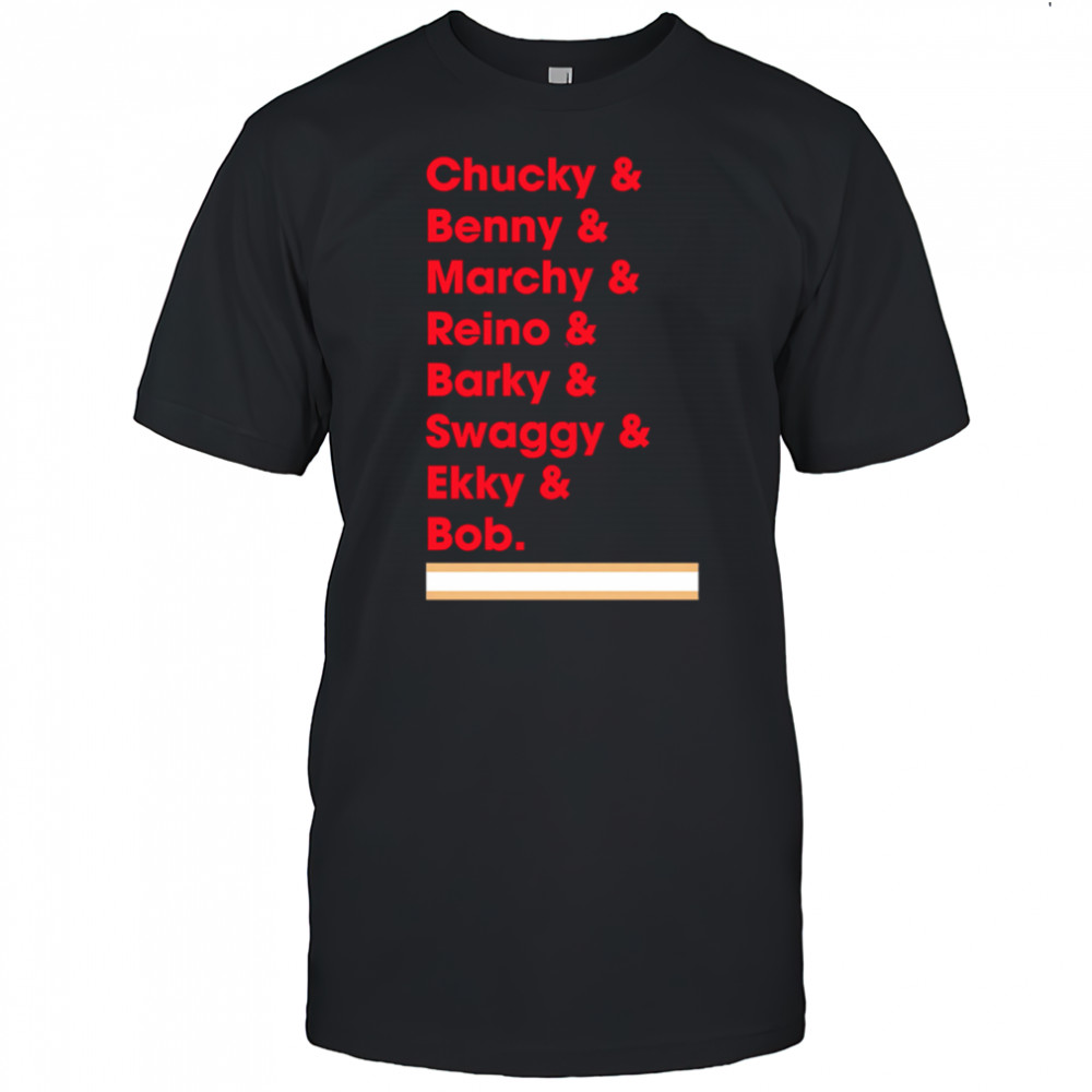 Florida Hockey Chucky Benny Marchy Reino Barky shirt