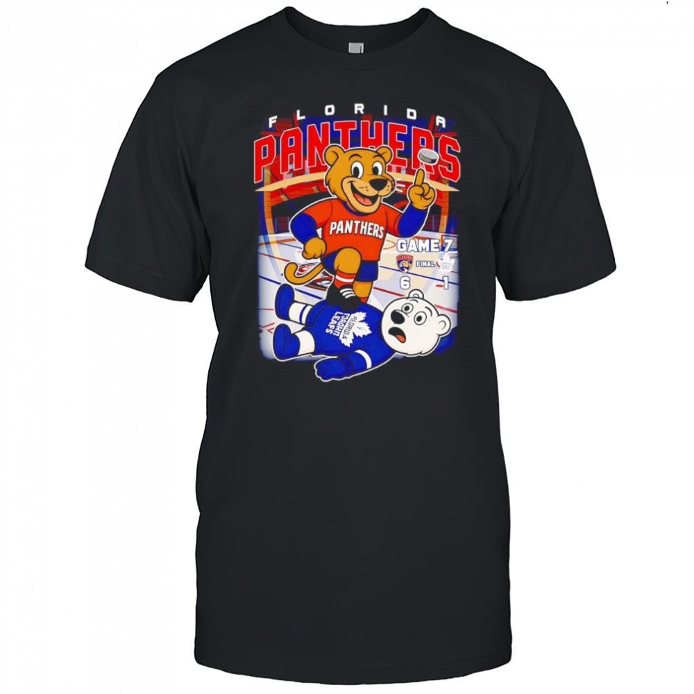 Florida Panthers game 7 vs Toronto Maple Leafs mascot shirt