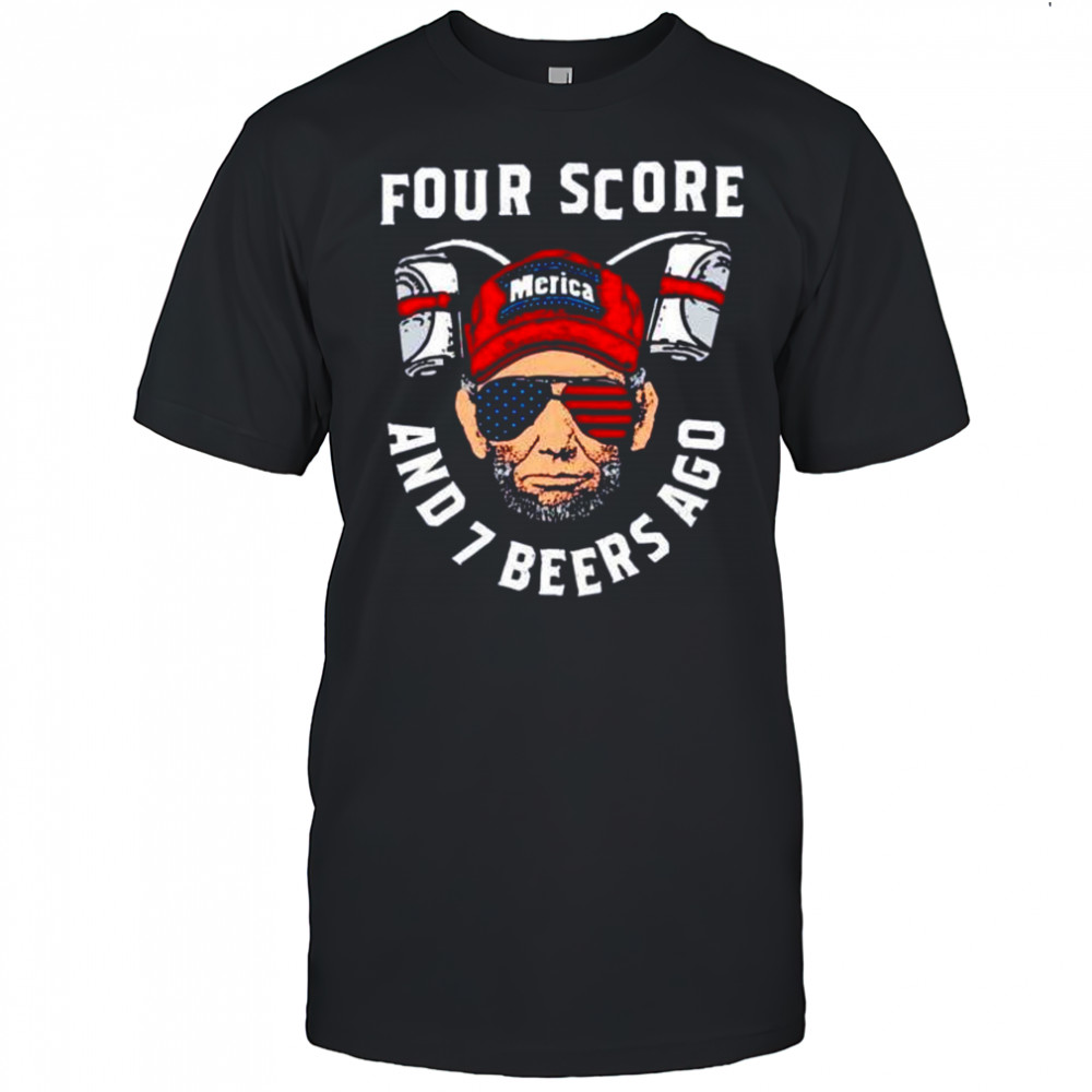 Four score and 7 beers ago Franklin shirt