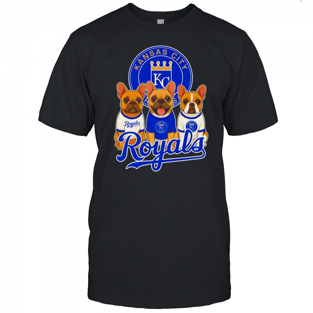 French Bulldogs Kansas City Royals shirt