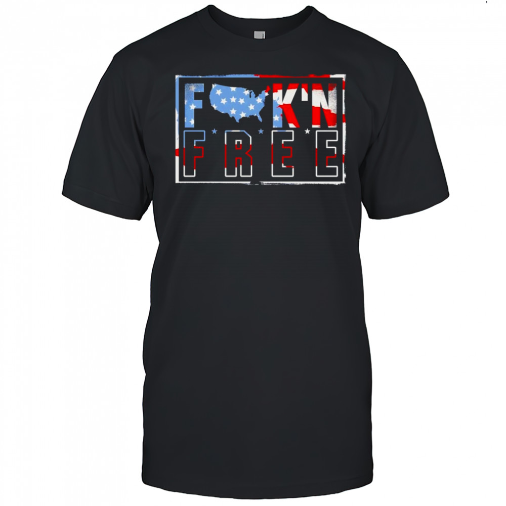 Fuckin’ free American flag shirt