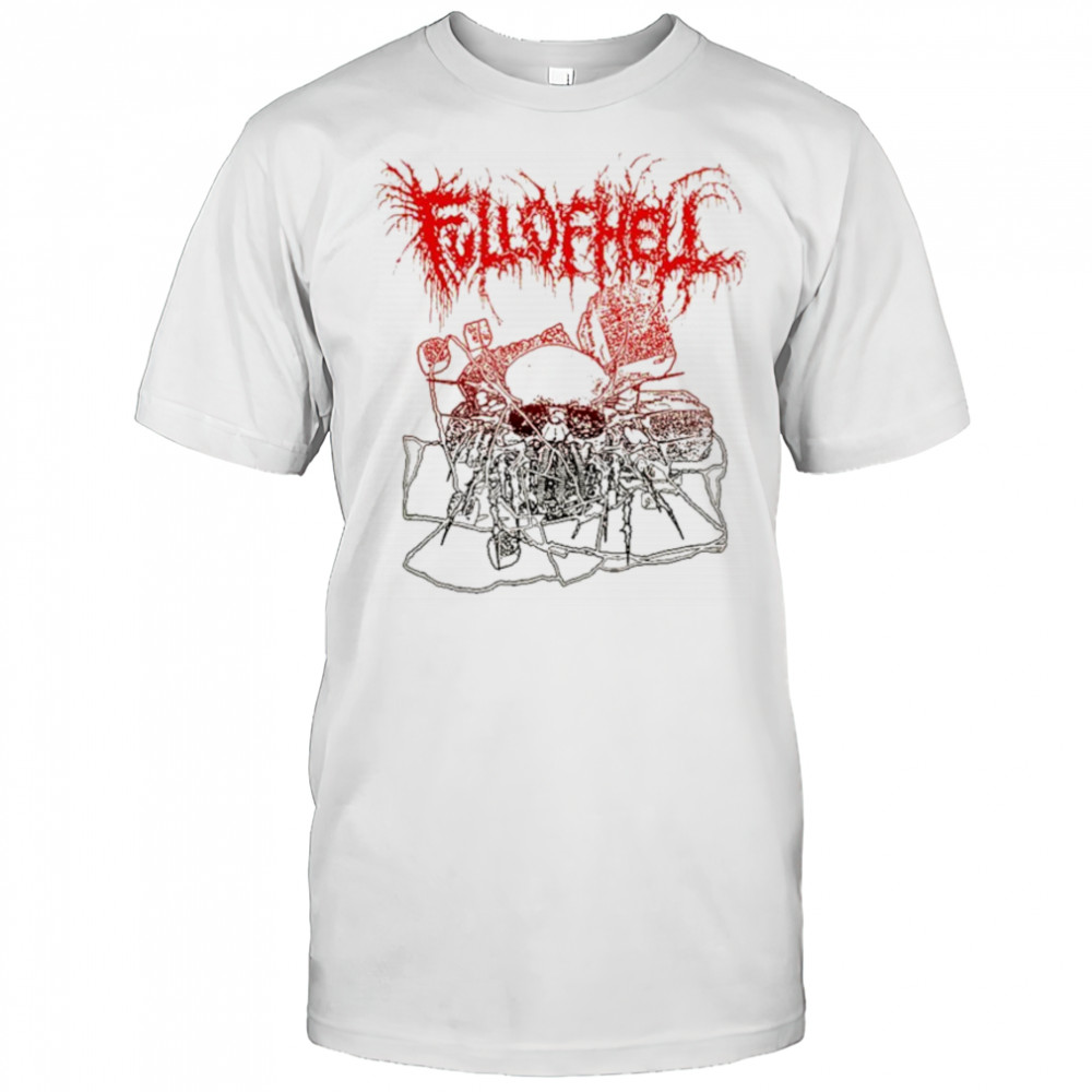 Full Of Hell Skull T-shirt