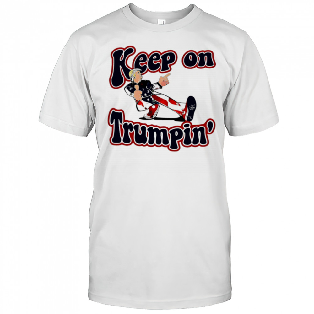 Funny Keep On Trumpin America Flag shirt