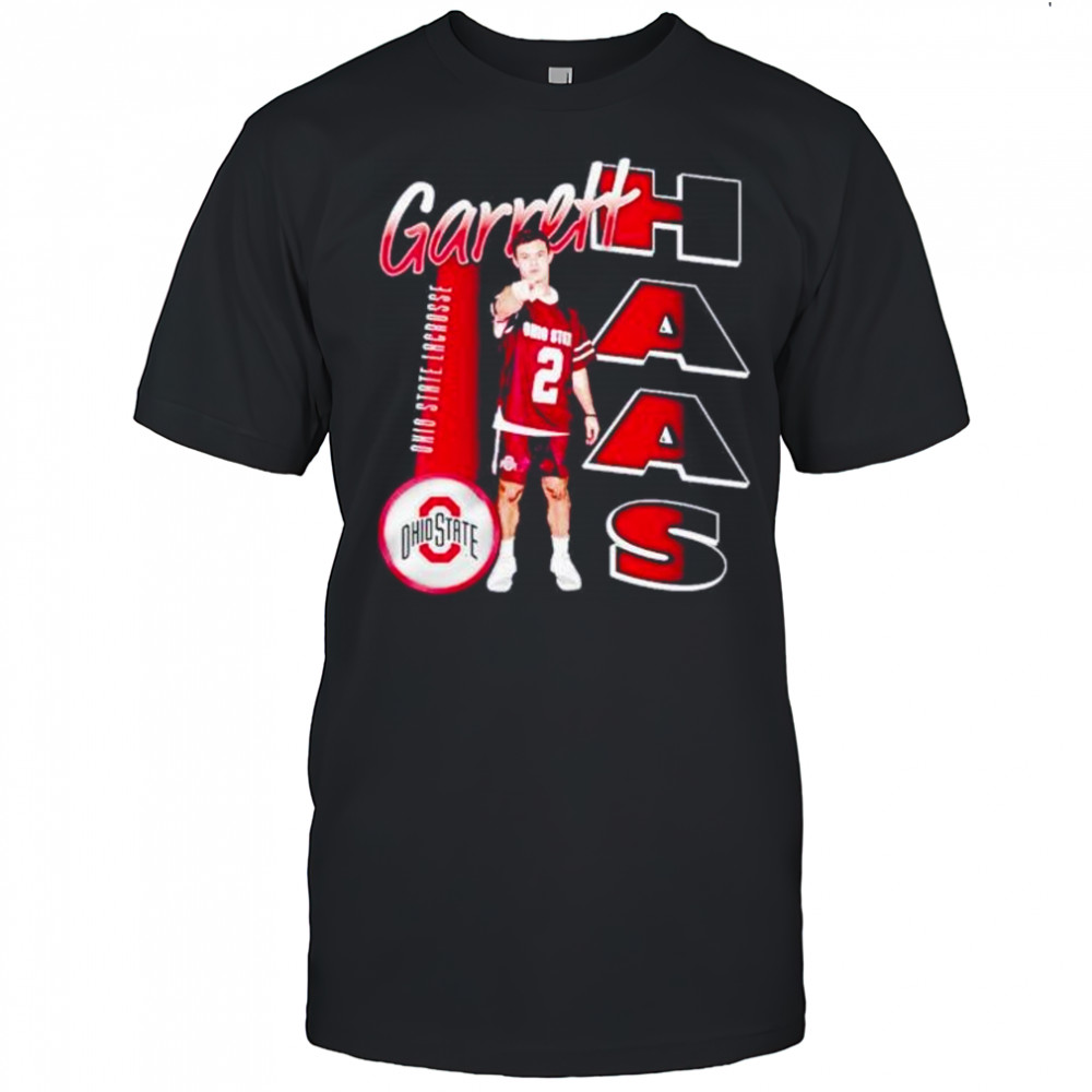Garrett Haas Ohio State Buckeyes lacrosse illustrated shirt