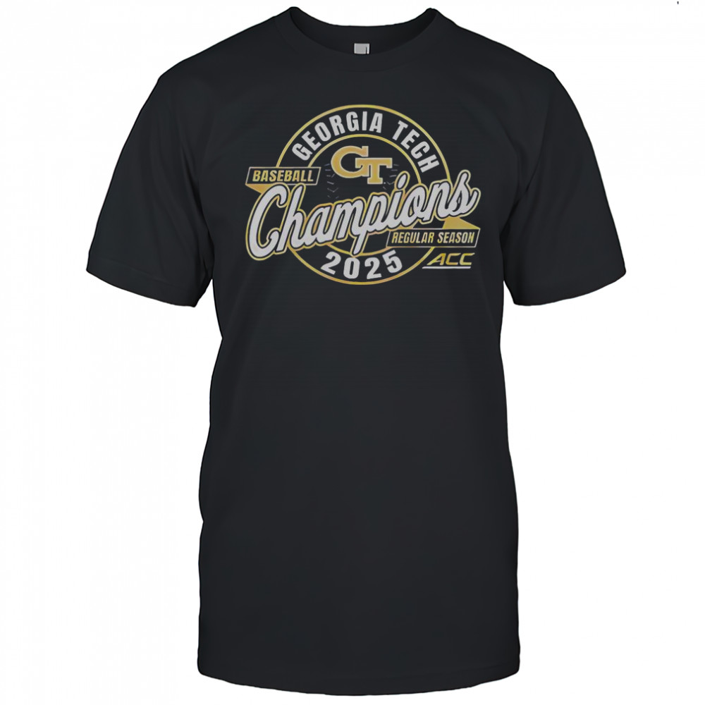 Georgia Tech 2025 ACC Regular Season Champions T-Shirt