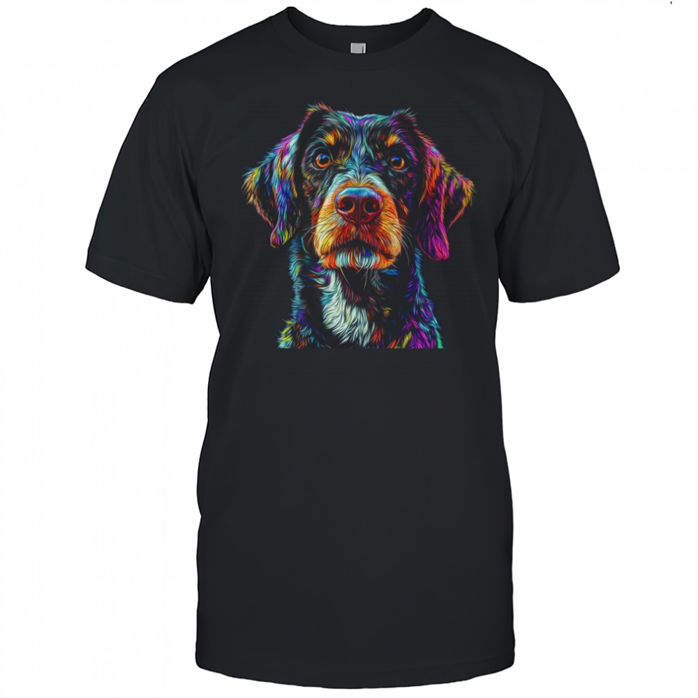 German Shorthaired Pointer Dog Colorful Face Dog Lover Men Women shirt