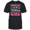 Godmother Of The Birthday Girl Family Pink Coquette Bow shirt