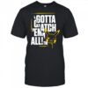 Gotta Catch Em All Pikachu Art Cropped Graphic shirt