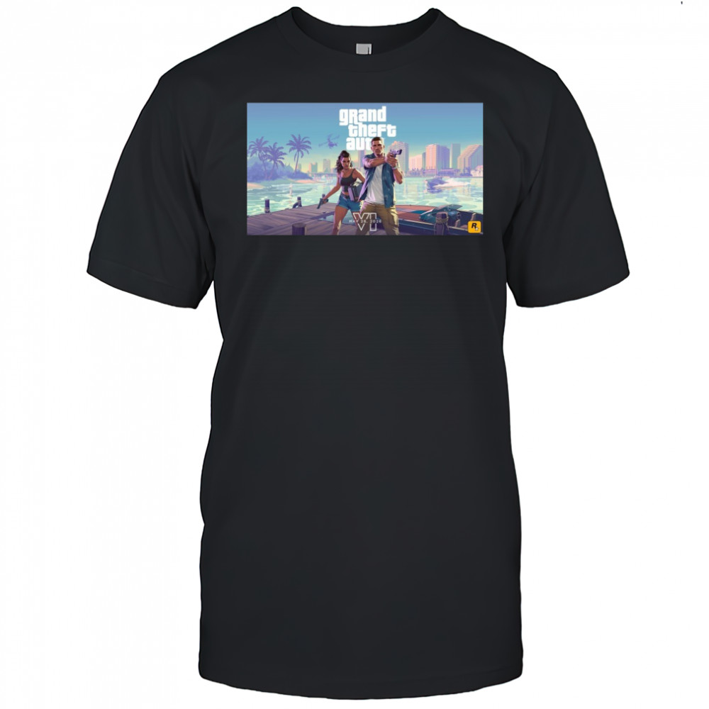Grand Theft Auto GTA 6 Releasing on May 26, 2026 Poster t-shirt