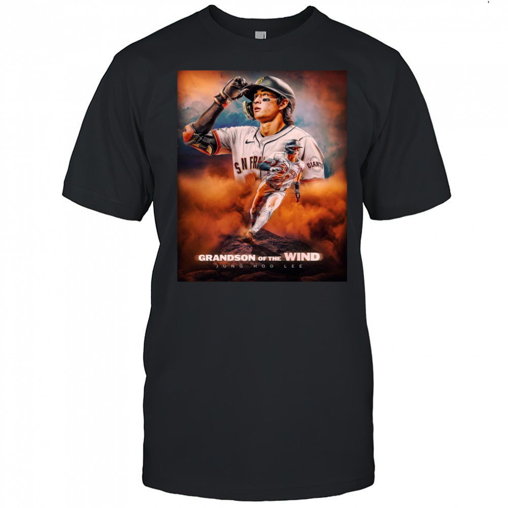 Grandson Of The Wind Jung Hoo Lee San Francisco Giants Baseball Poster t-shirt