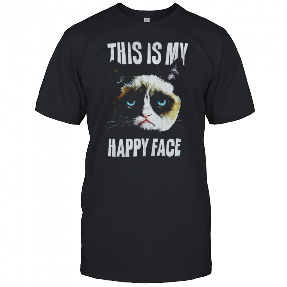 Grumpy Cat This is My Happy Face T Shirt