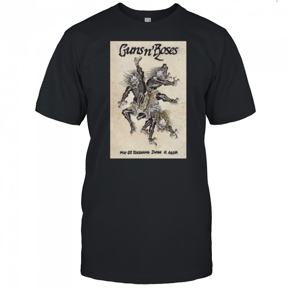 Guns N’ Roses At K Arena On May 5 2025 Show Poster Shirt