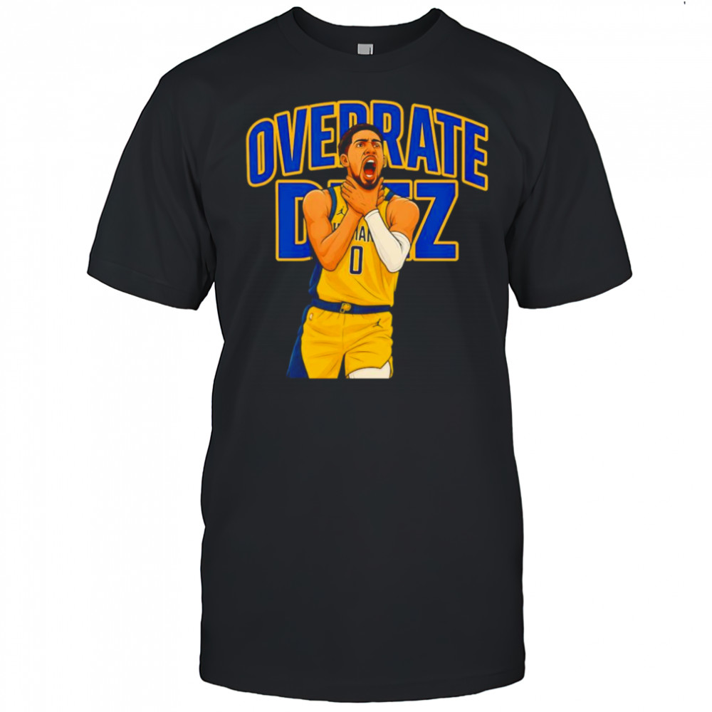 Haliburton Choke Overrate Deez shirt