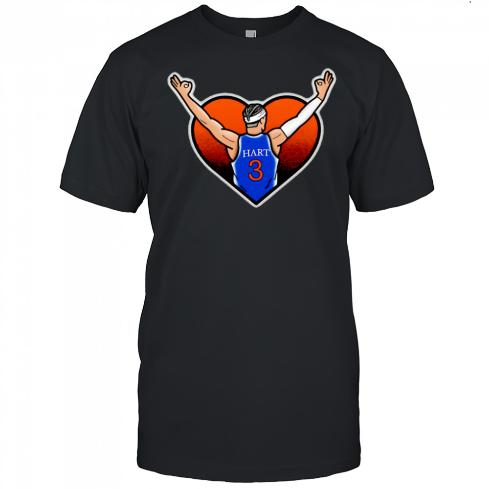 Hart of NY Knicks Basketball shirt