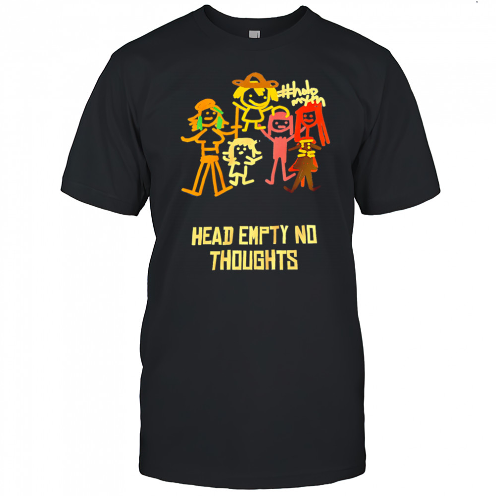 Head Empty No Thoughts cartoon shirt