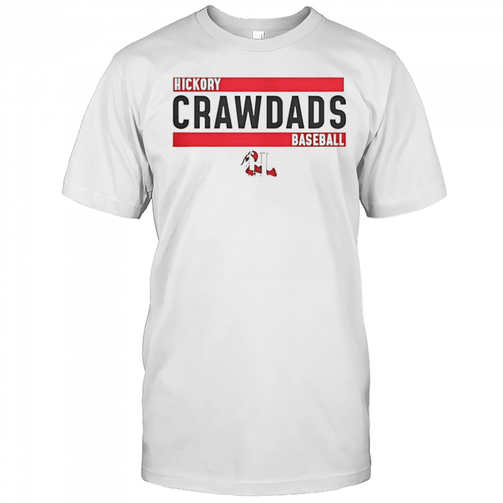 Hickory Crawdads Baseball Logo T-Shirt