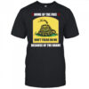 Home of the free because of the brave don’t tread on me shirt