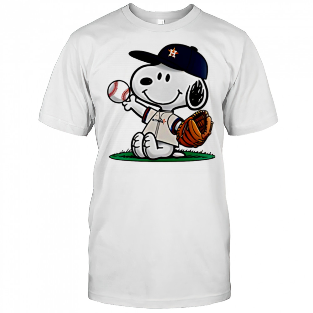 Houston Astros x Peanuts Night 2025 Special Baseball shirt