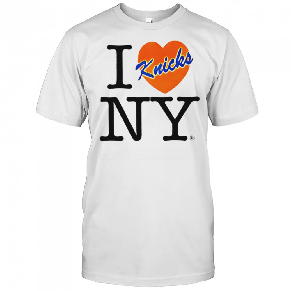 I love NY New York Knicks heart shirt