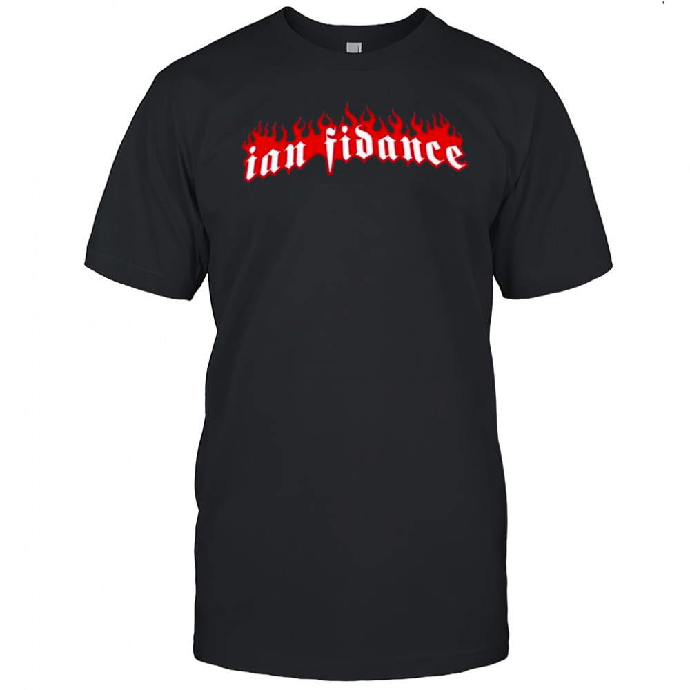 Ian Fidance Flames Logo T-shirt