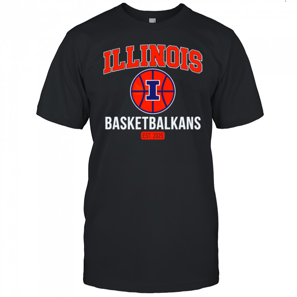 Illinois Urbana Champaign Basketball ét 2025 shirt