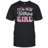 I'm The Birthday Girl 1st Birthday Family Pink Coquette Bow shirt
