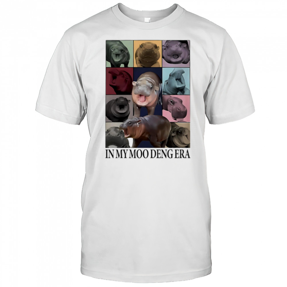 In my Moo Deng Era Hippo shirt