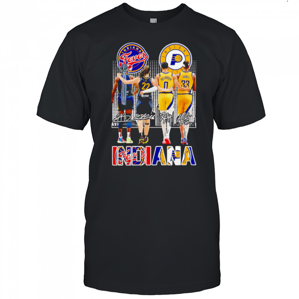 Indiana Fever and Indiana Pacers Signatures shirt