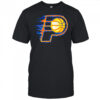 Indiana Pacers Chrome Flame logo 2025 shirt